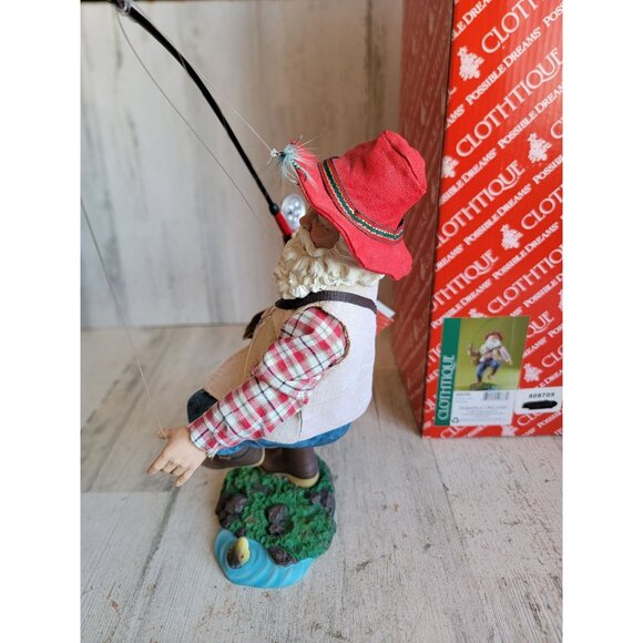 Clothtique catch release possible dream Santa Claus fishing fish Xmas - Picture 6 of 10